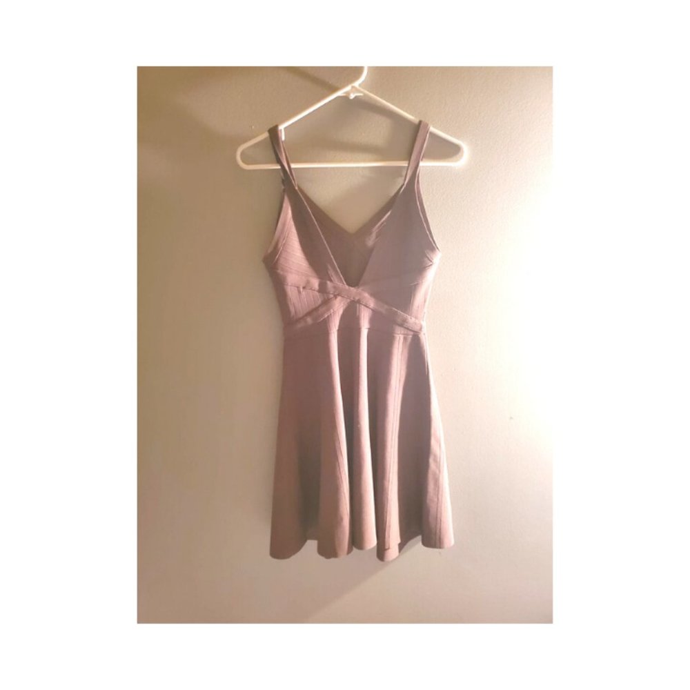 Guess Tan Pattern Dress - Picture 3 of 4